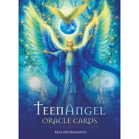 Kosmetinis defektas TeenAngel Oracle Cards taro kortos Blue Angel